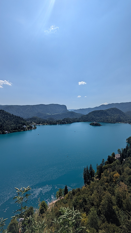 View from Bled Castle